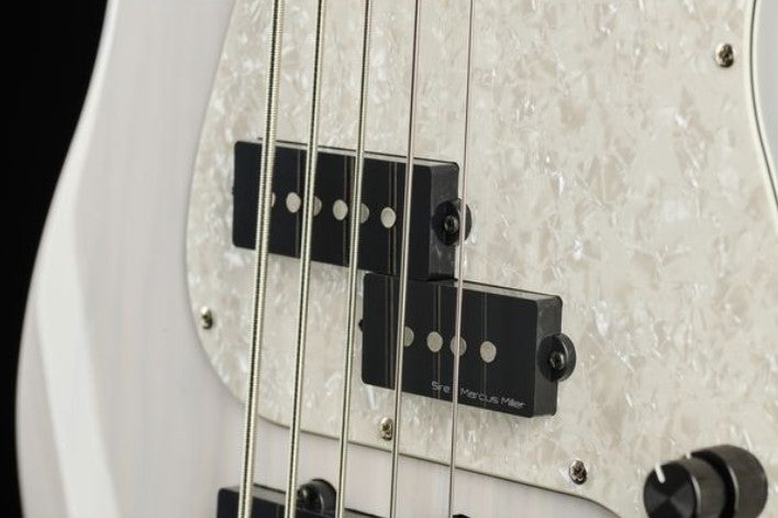 Marcus Miller P8-5 WBL Bajo Eléctrico 5 Cuerdas White Blonde 10