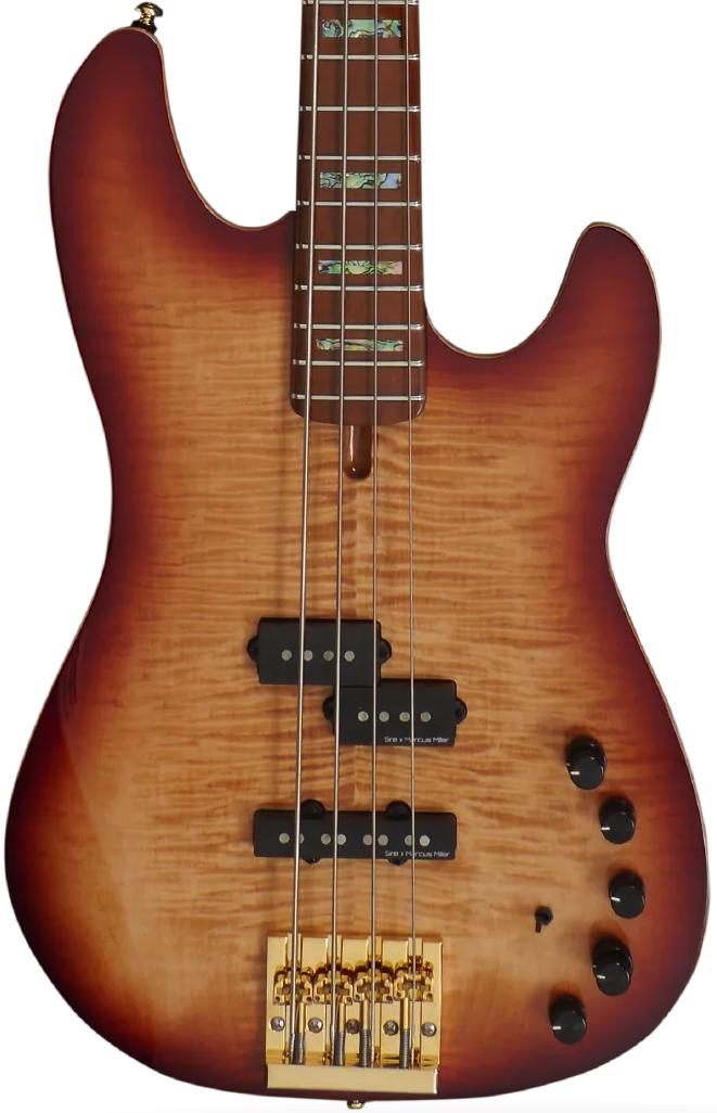 Marcus Miller P10 DX-4 TS Bajo Eléctrico Tobacco Sunburst 2