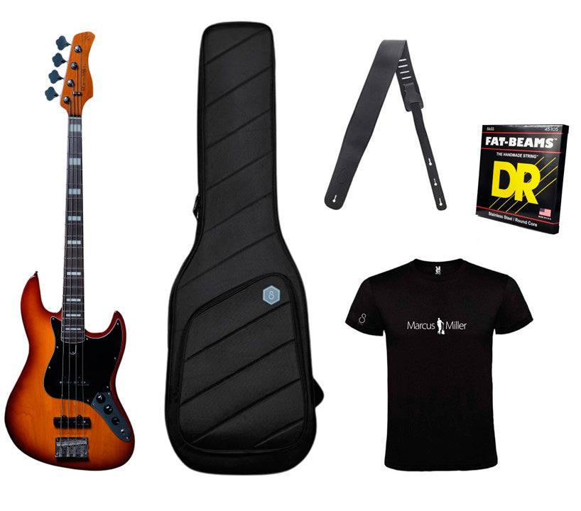 Marcus Miller Set V5R Alder 4 TS Pack Bajo Eléctrico Tobacco Sunburst 1