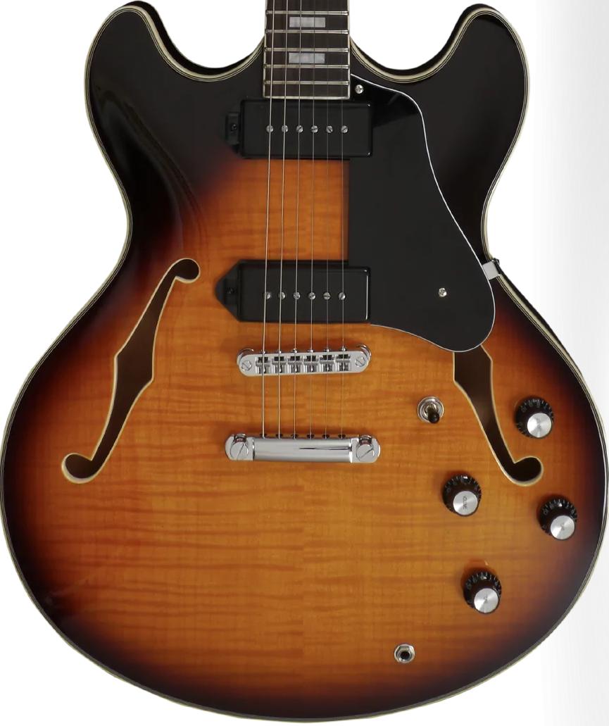 Sire H7V VS Larry Carlton Guitarra Eléctrica Vintage Sunburst 2