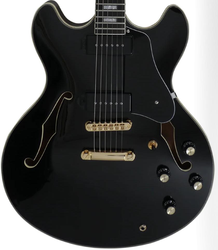 Sire H7V BLK Larry Carlton Guitarra Eléctrica Negra 2