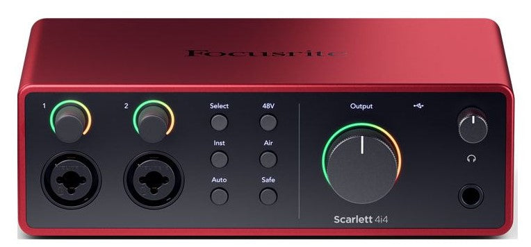 Focusrite Scarlett 4I4 4Th Generation Interfaz de Audio USB 6