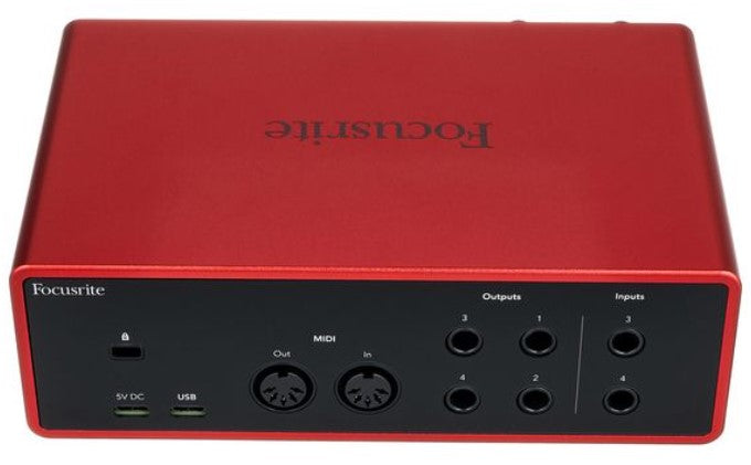 Focusrite Scarlett 4I4 4Th Generation Interfaz de Audio USB 8