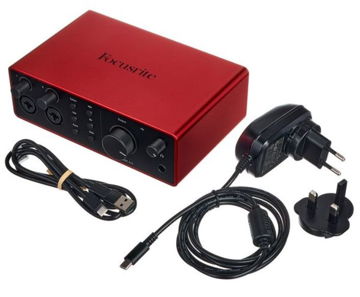 Focusrite Scarlett 4I4 4Th Generation Interfaz de Audio USB 14