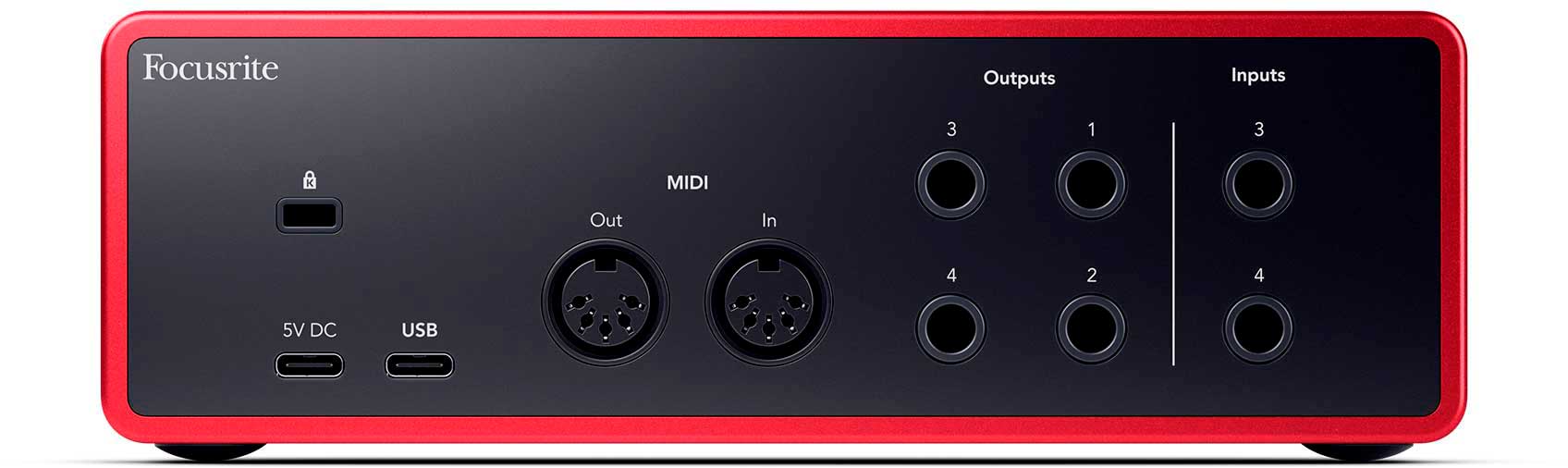 Focusrite Scarlett 4I4 4Th Generation Interfaz de Audio USB 16