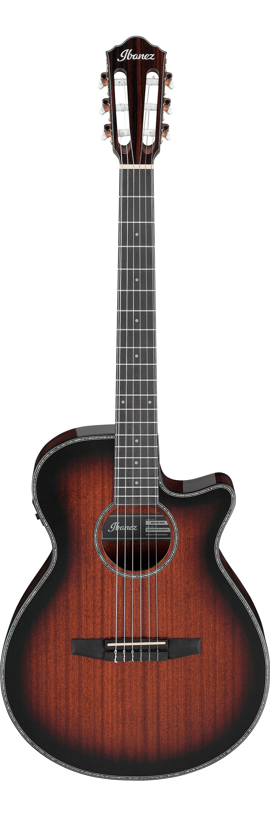 Ibanez AEG74N MHS Guitarra Española Electrificada Mahogany Sunburst 1