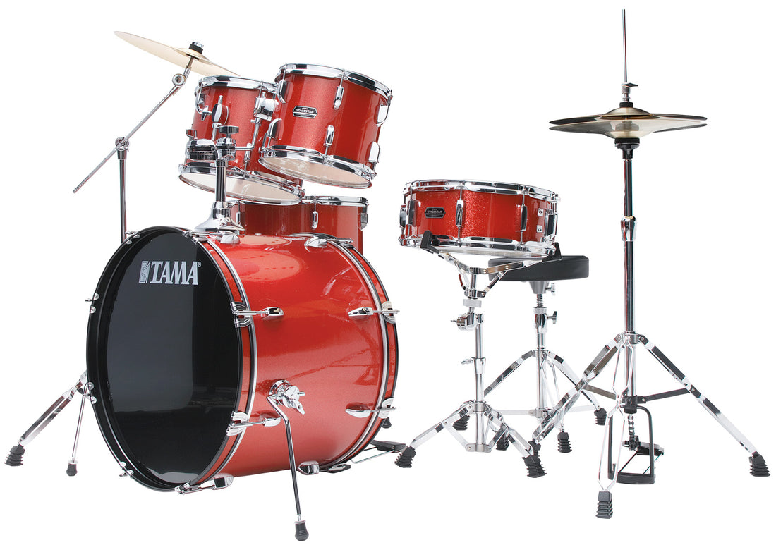 Tama ST52H5 CDS Stagestar Batería Acústica con Herrajes y Platos Candy Red Sparkle 2