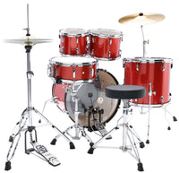 Tama ST52H5 CDS Stagestar Batería Acústica con Herrajes y Platos Candy Red Sparkle 3