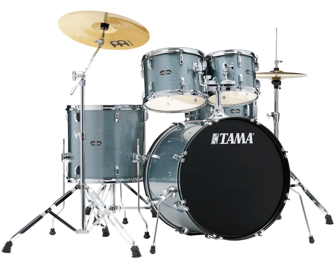 Tama ST52H5 SEM Stagestar Batería Acústica con Herrajes y Platos Sea Blue Mist 1