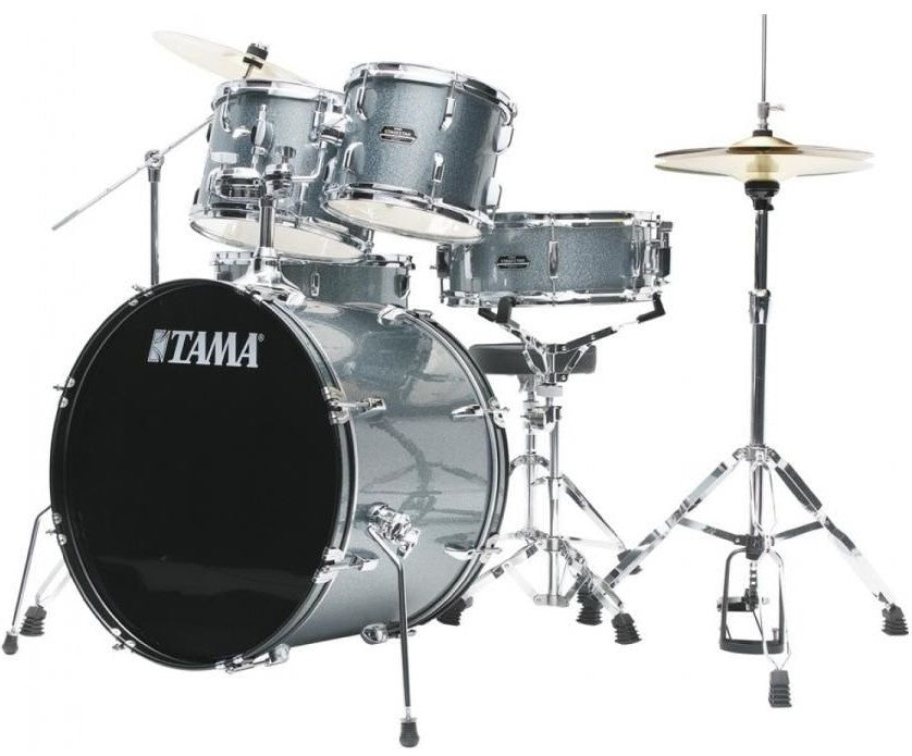 Tama ST52H5 SEM Stagestar Batería Acústica con Herrajes y Platos Sea Blue Mist 2