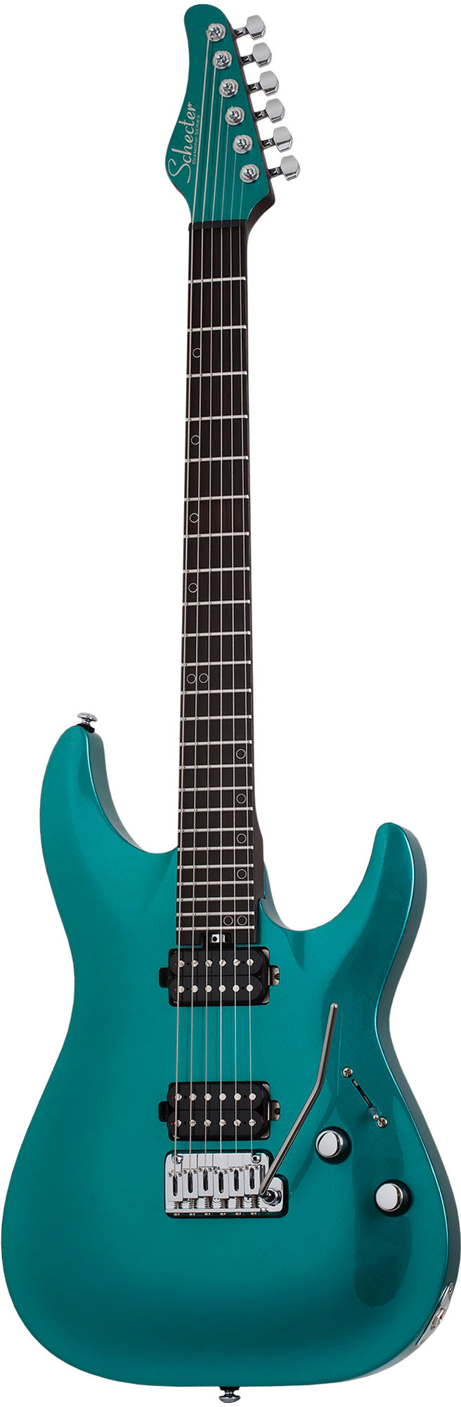 Schecter AM-6 Trem AJ Aaron Marshall Guitarra Eléctrica Arctic Jade 1