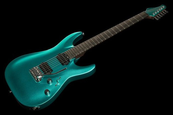 Schecter AM-6 Trem AJ Aaron Marshall Guitarra Eléctrica Arctic Jade 20