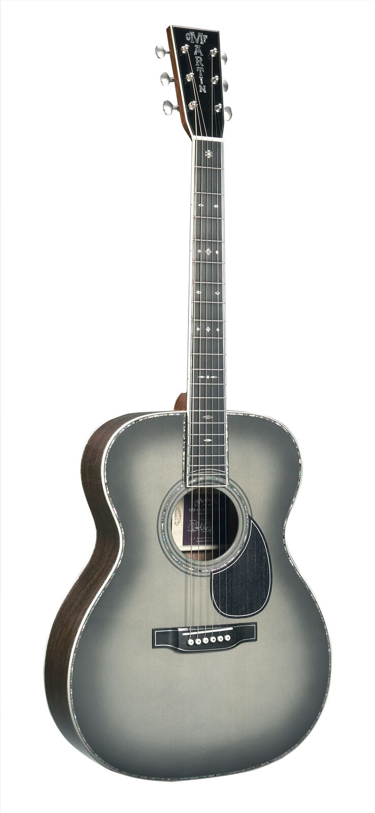 Martin OM-45 PT John Mayer 20Th Anniversary Guitarra Acústica Platinum Gray Burst 2