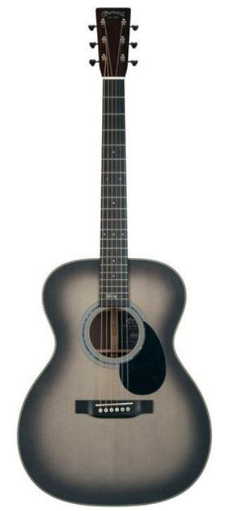 Martin OM-JM John Mayer 20Th Anniversary Guitarra Acústica Orquesta Platinum Gray Burst 1