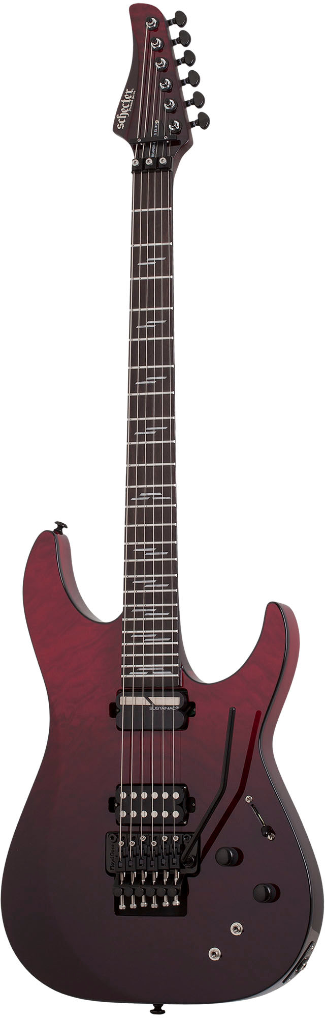 Schecter Reaper-6 Elite FR-S BB Guitarra Eléctrica Blood Burst 1