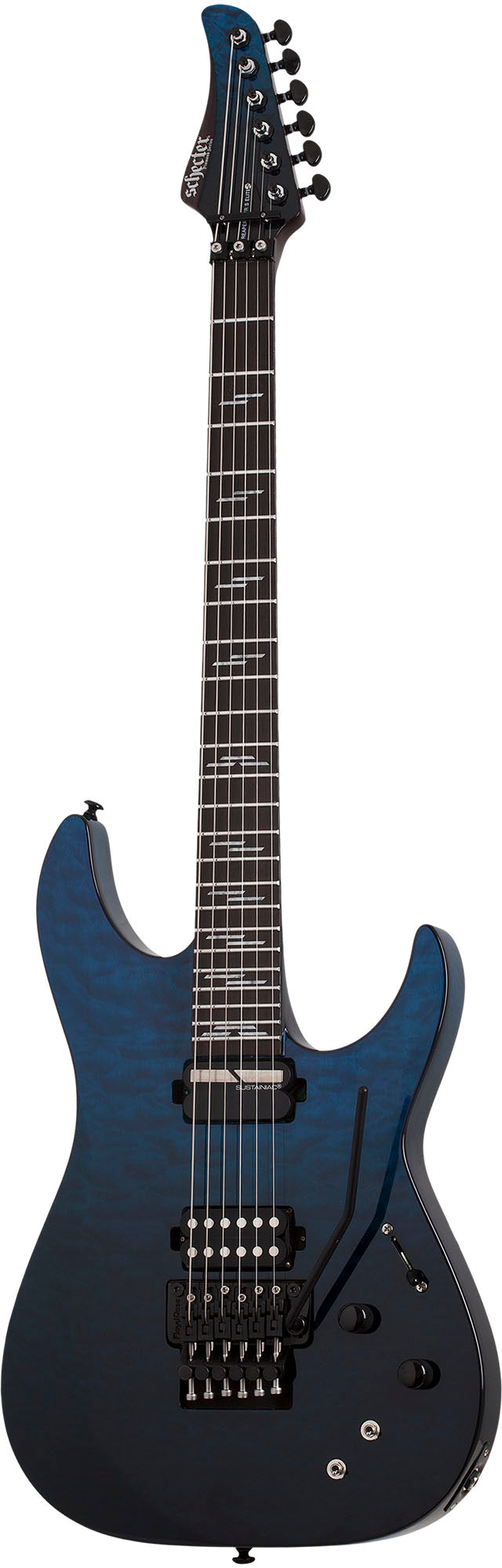 Schecter Reaper-6 Elite FR-S DBO Guitarra Eléctrica Deep Blue Ocean 1