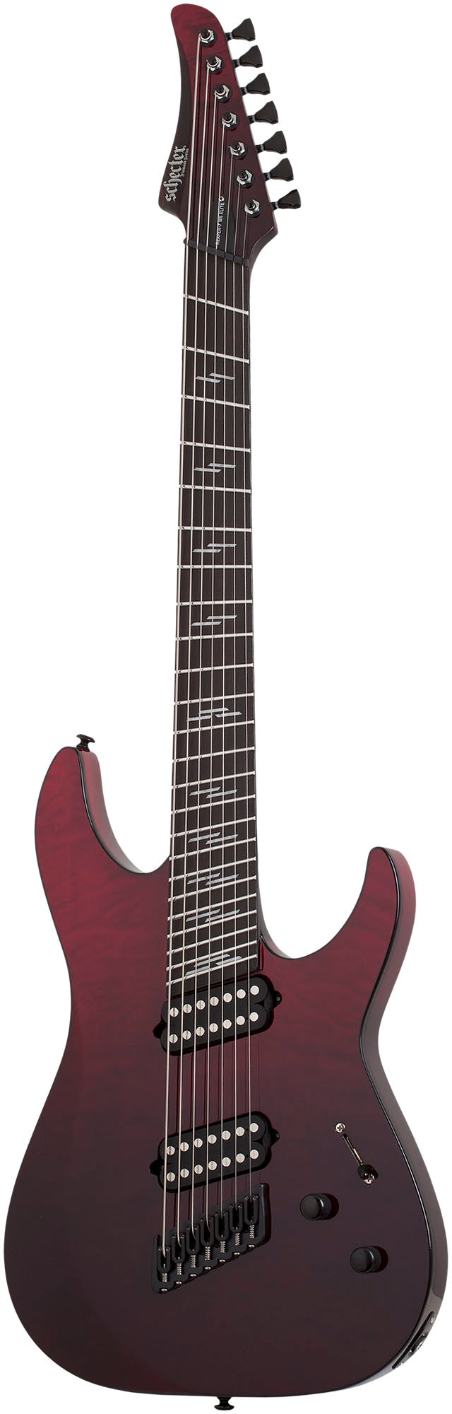 Schecter Reaper-7 Elite MS BB Guitarra Eléctrica Multiescala 7 Cuerdas Blood Burst 1