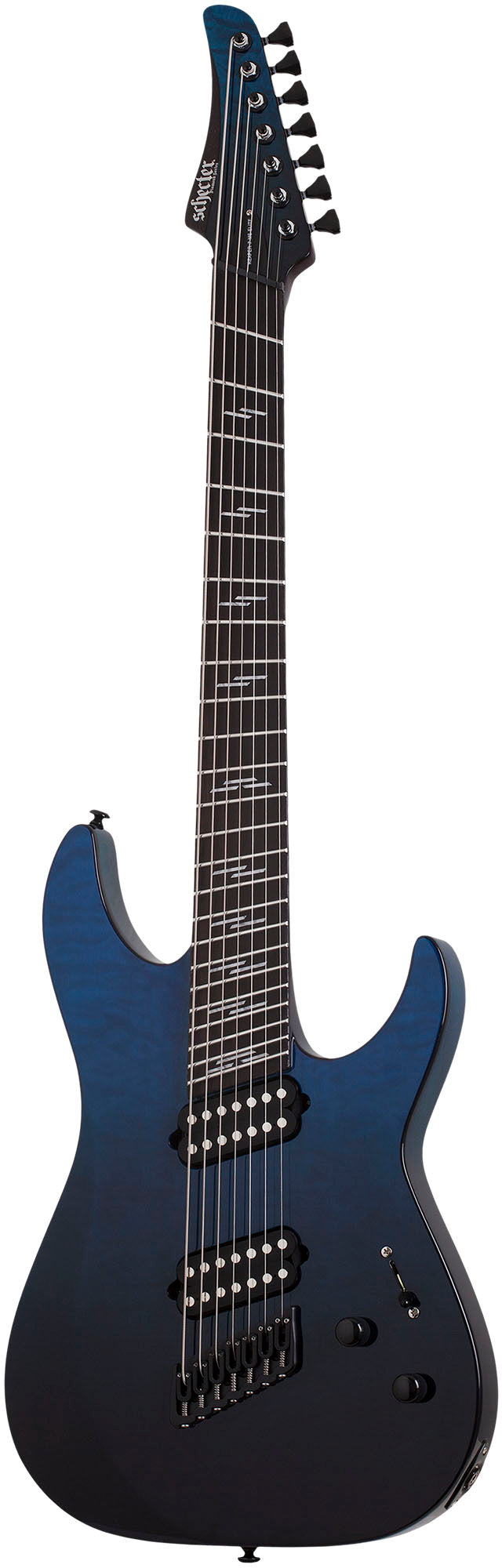 Schecter Reaper-7 Elite MS DBO Guitarra Eléctrica Multiescala 7 Cuerdas Deep Blue Ocean 1