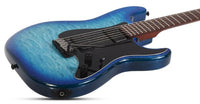 Schecter Traditional Pro TBB MN Guitarra Eléctrica Transparent Blue Burst 2