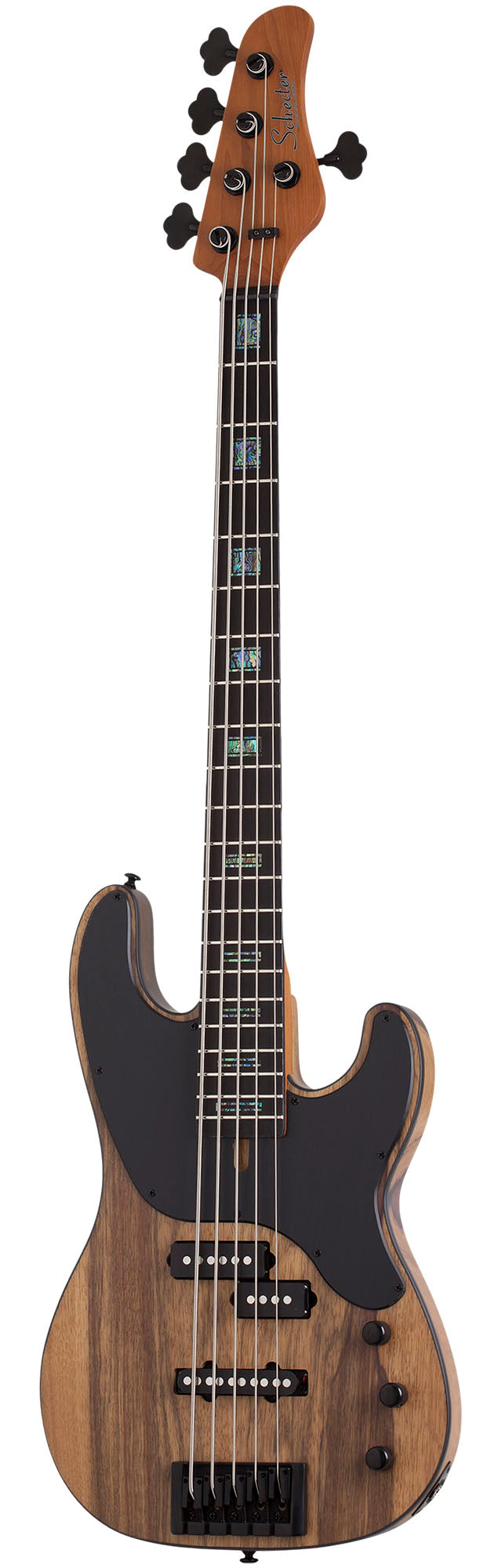 Schecter Model-T 5 Exotic Black Limba Bajo Eléctrico 5 Cuerdas Natural Satin 1