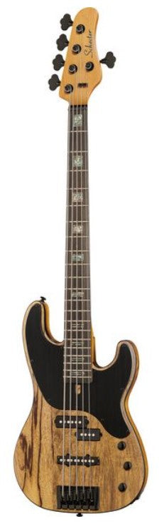 Schecter Model-T 5 Exotic Black Limba Bajo Eléctrico 5 Cuerdas Natural Satin 12