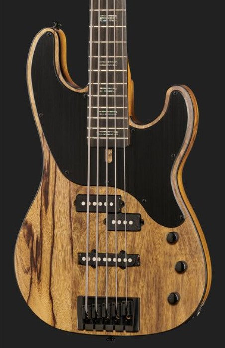 Schecter Model-T 5 Exotic Black Limba Bajo Eléctrico 5 Cuerdas Natural Satin 14