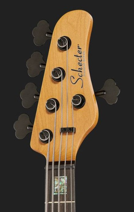 Schecter Model-T 5 Exotic Black Limba Bajo Eléctrico 5 Cuerdas Natural Satin 16