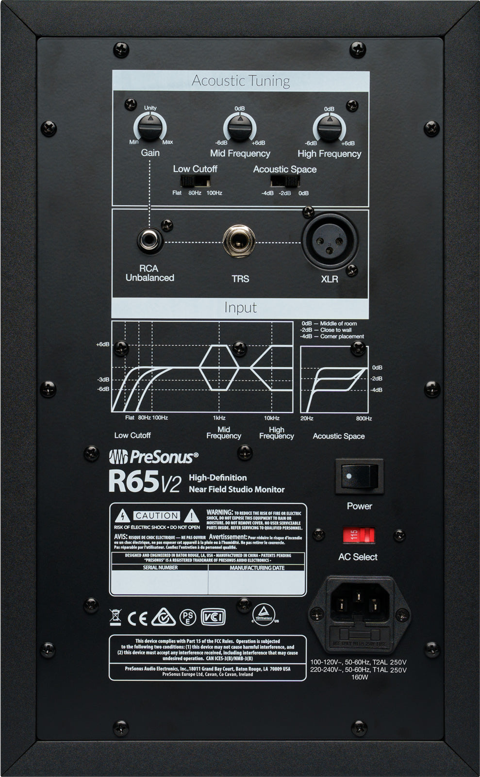 Presonus R65 v2 Monitor de Estudio. Unidad. 2