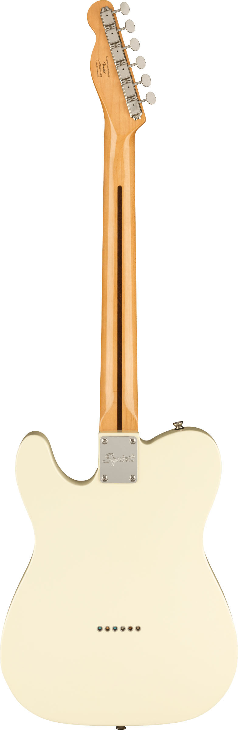 Squier Classic Vibe 70S Telecaster Thinline FSR MN Guitarra Eléctrica Olympic White 2