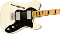 Squier Classic Vibe 70S Telecaster Thinline FSR MN Guitarra Eléctrica Olympic White 3