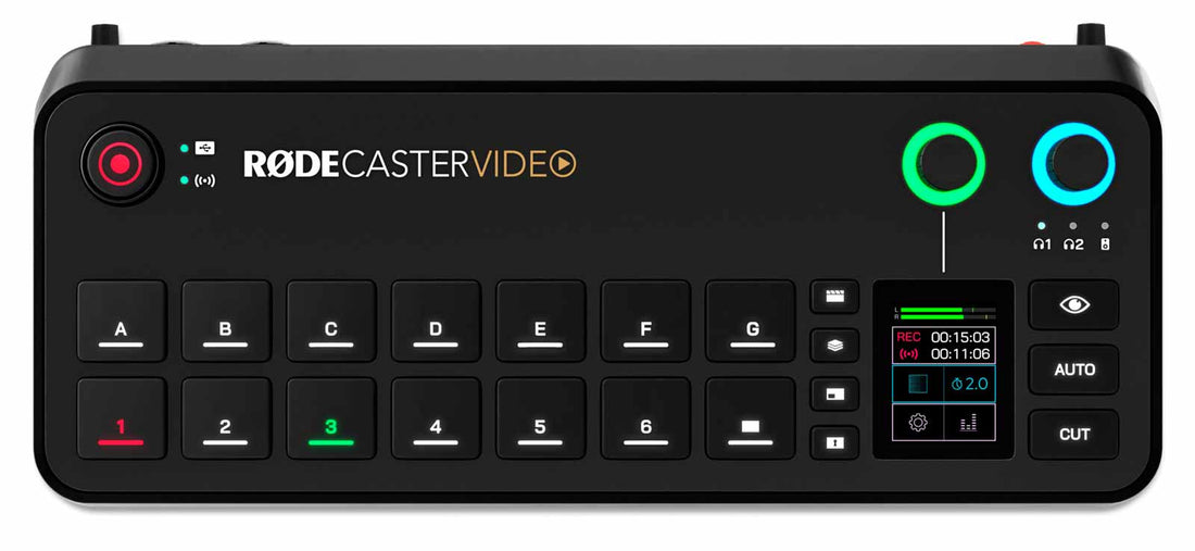 Rode Rodecaster Video Consola de Producción de Audio y Vídeo 1