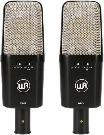Warm Audio WA-14SP Pareja Micrófono de Condensador Triple Patron Polar 1