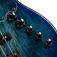 Cort GB-Fusion 4 BB Bajo Eléctrico Blue Burst 6