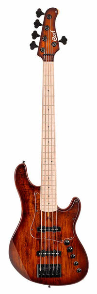 Cort GB-Fusion 5 BB Bajo Eléctrico 5 Cuerdas Antique Brown Burst 1