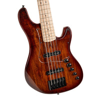 Cort GB-Fusion 5 BB Bajo Eléctrico 5 Cuerdas Antique Brown Burst 3