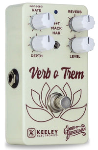 Keeley Verb O Trem Pedal Reverb Tremolo 12