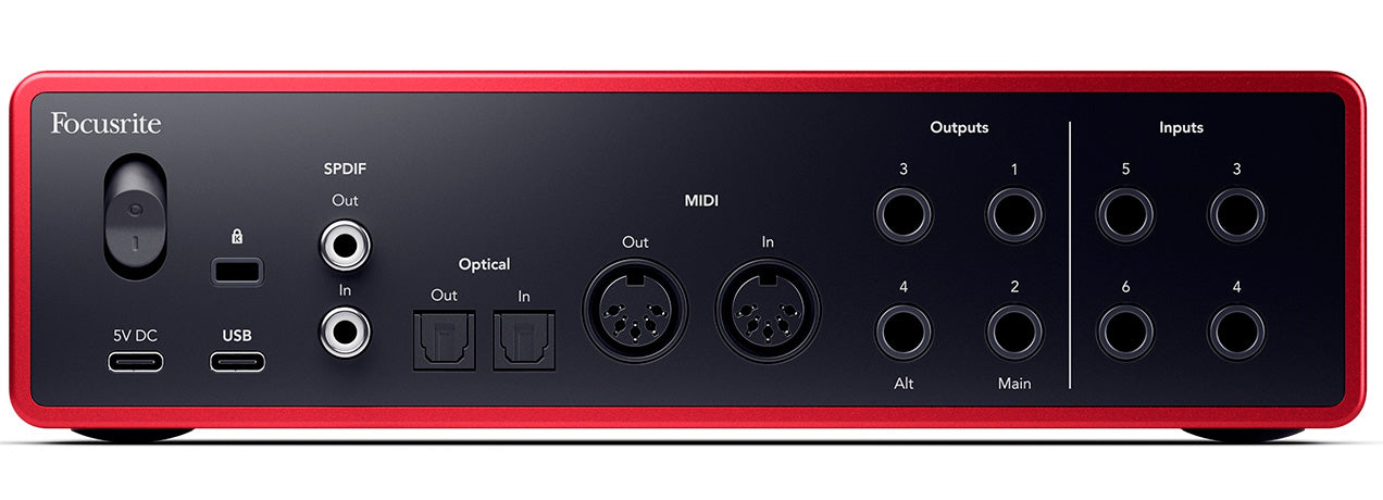 Focusrite Scarlett 16i16 4th Generation Interfaz de Audio USB 5