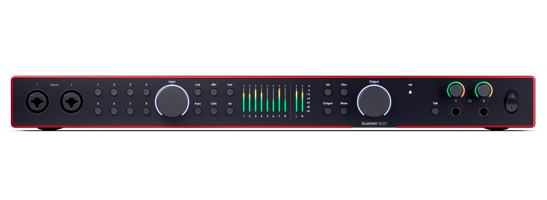 Focusrite Scarlett 18i20 4th Generation Interfaz de Audio USB 1