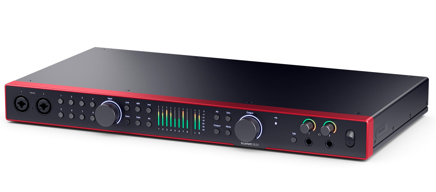 Focusrite Scarlett 18i20 4th Generation Interfaz de Audio USB 4