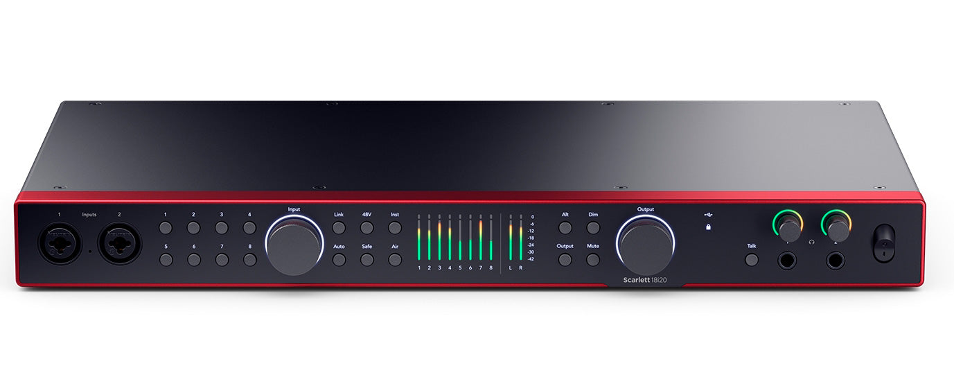 Focusrite Scarlett 18i20 Gen4 インターフェース Focusrite Scarlett 18i20 4th Generation Interfaz de Audio USB