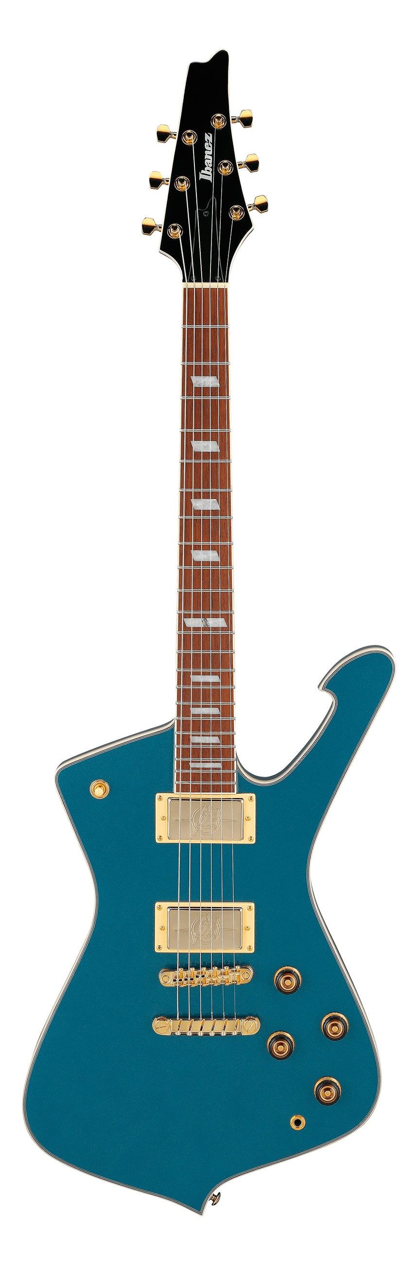 Ibanez IC420 ABM Iceman Guitarra Eléctrica Antique Blue Metallic 1