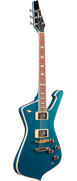 Ibanez IC420 ABM Iceman Guitarra Eléctrica Antique Blue Metallic 2