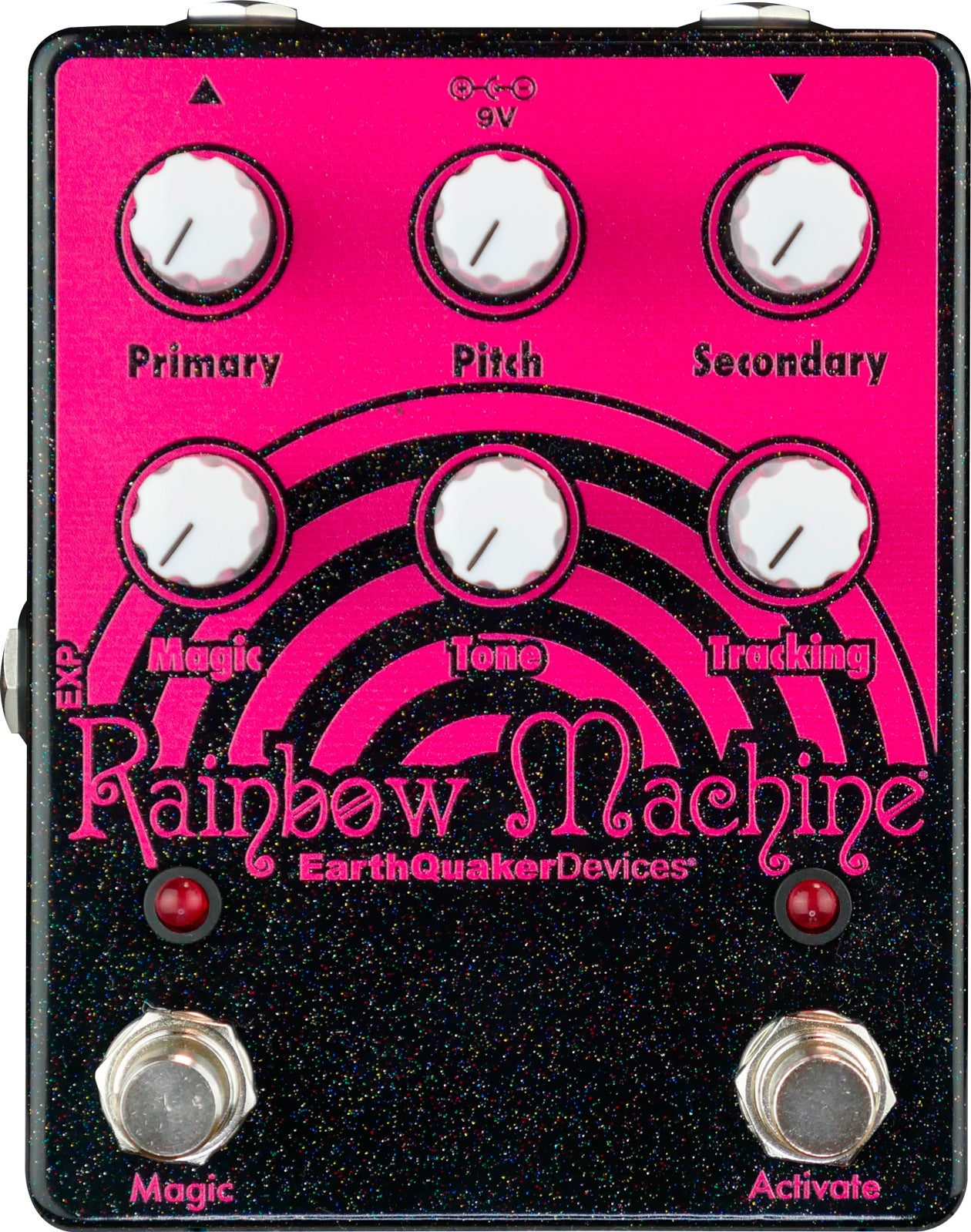 Earthquaker Devices Rainbow Machine v2 Twilight Glitter Pedal Pitch Armonizador Magenta 1