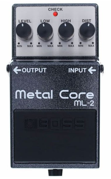 Boss ML2 Pedal Metal Core Distorsión 1