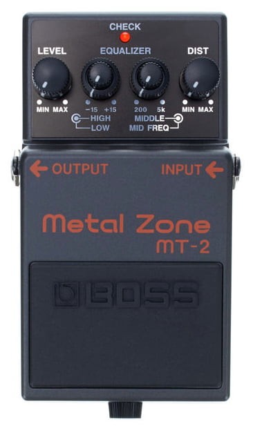 Boss MT2 Metal Zone Pedal Distorsión 1