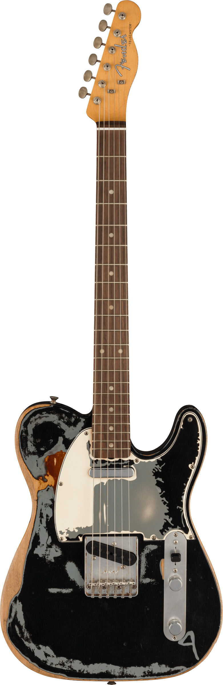 Fender Joe Strummer Telecaster RW Guitarra Eléctrica Negra 1