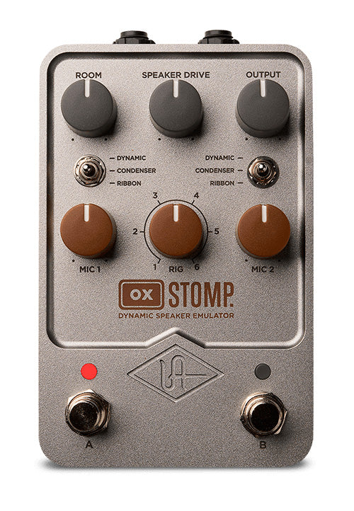 Universal Audio UAFX Ox Stomp Dynamic Speaker Emulator Pedal 1