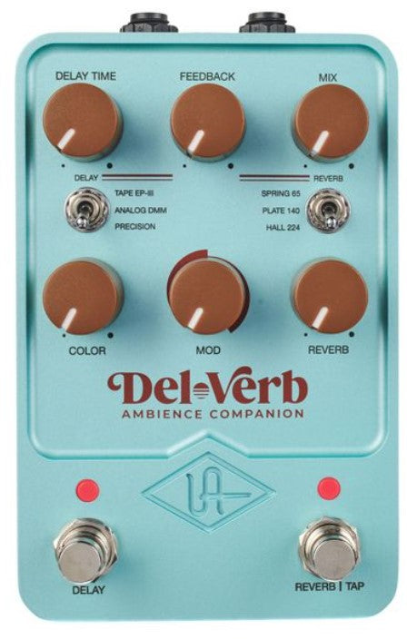 Universal Audio UAFX Del-Verb Ambience Companion Pedal Delay Reverb 1