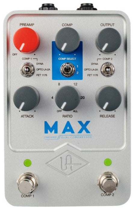 Universal Audio UAFX Max Preamp Dual Comp Pedal Compresor 1