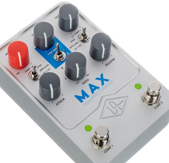 Universal Audio UAFX Max Preamp Dual Comp Pedal Compresor 10